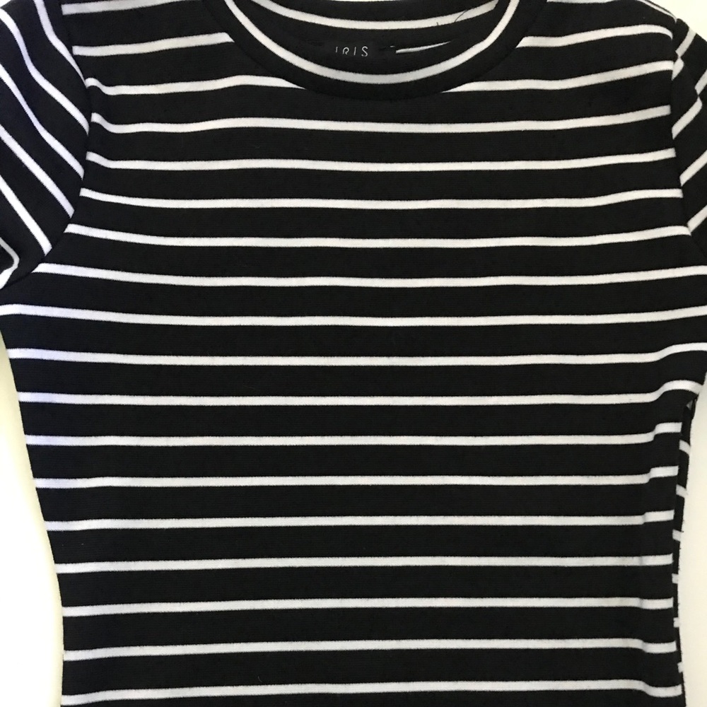 Stripped tight dress